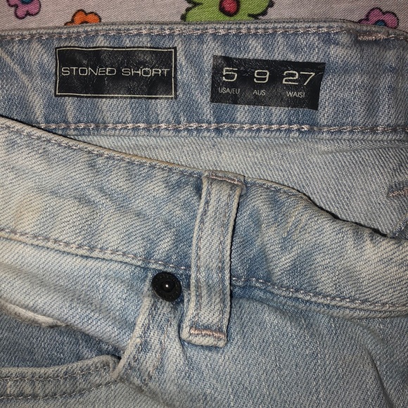 Volcum stoned light wash jean shorts - Picture 3 of 3